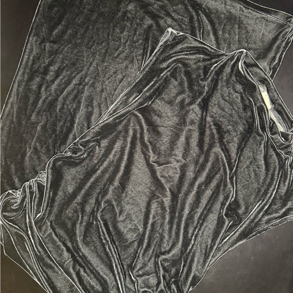 A New Day Black Velvet Fabric Dress